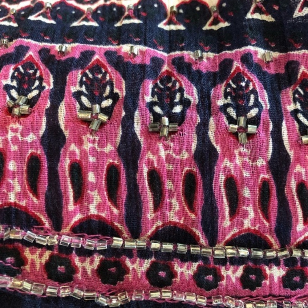 Beach Lunch Lounge Annika Beaded Peasant Blouse - Picture 8 of 8